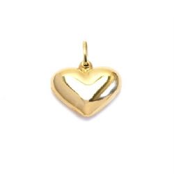 Pingente Cora��o Dupla Face em Ouro 18 Kilates - 21202
